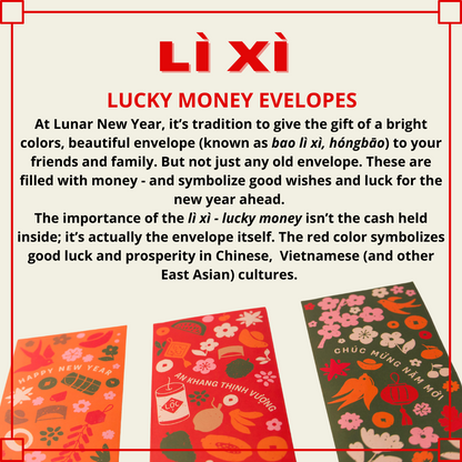 Lì Xì - Lucky Money Envelopes