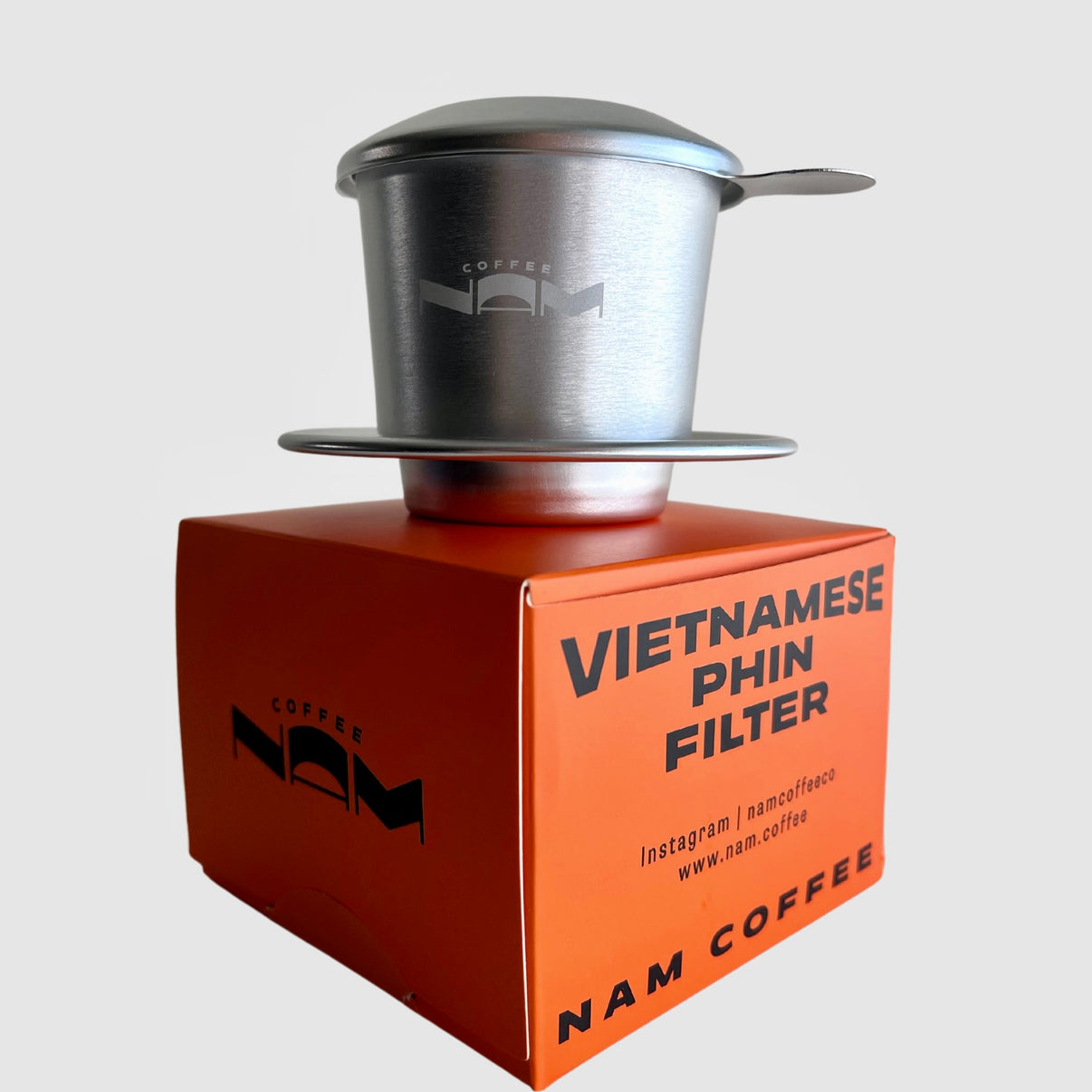 Silver Phin Filter Coffee Maker for Vietnamese Coffee — Nam Coffee